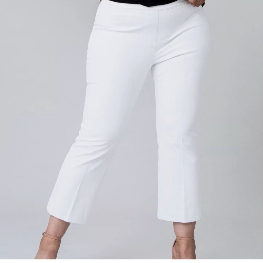 SPANX Women's Classic Summer White Cream Boot Cut Pants